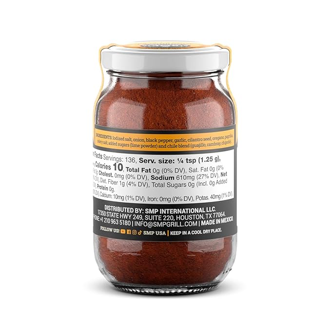 SMP Rub de la Costa: 100% Natural, No Preservatives, Perfect Tangy & Salty Seasoning for Seafood, White Meats, Veggies & Vinaigrettes – For Grill Masters & Home Cooks – 6 oz