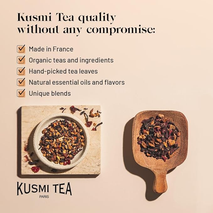 Kusmi Tea - Sampler Assortment Variety Box - Gift Idea for Men and Women - Organic Tea - Green Tea, Black Tea, Herbal Tea, Detox - A Selection of 8 Iconic Blends - 24 Tea Bags