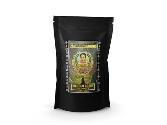 VIA Guatemala Coffee, Medium Roast, Ground Coffee, Single-Origin Arabica Full-Bodied Smooth Flavor, 12 oz, Mayan Warrior