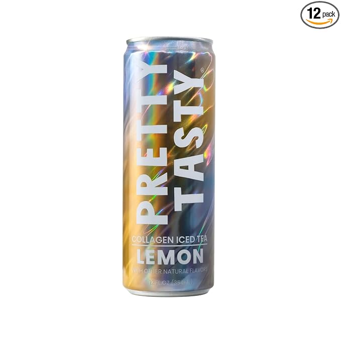 Pretty Tasty Radiance Collagen Tea - Beauty and Wellness - 10g Collagen Peptides Mix - 12 Pack (Lemon Lumiance)