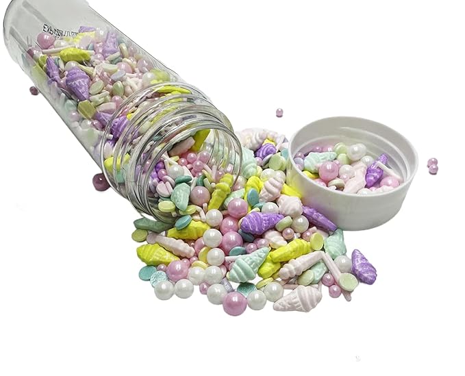 Ice Cream Dragees Sprinkles Gold Sprinkles for Cake Decorating, Gold Pearl Sugar Cupcake, Cookies, Ice Cream Toppings, 120g/ 4.2 Ounces Cake Decorationss Baking, Perfect for Christmas Wedding Shower, New Year?셎 Eve
