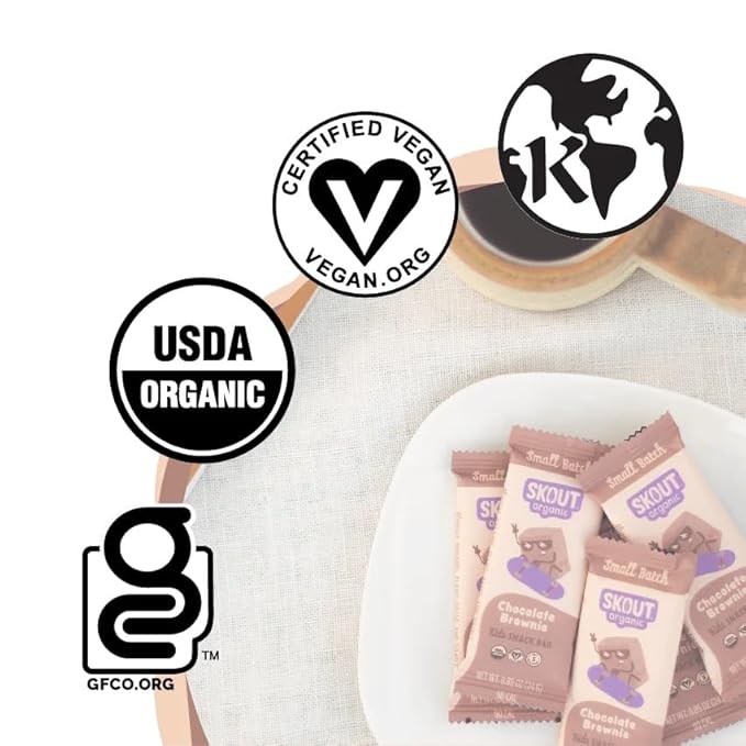Skout Organic Dessert Inspired Kids Snack Bar Variety Pack (18 Pack) | Organic Kids Snack Bars | School Snacks & Lunch Snacks | Vegan & Paleo | Gluten, Dairy, Grain Free??,<div>