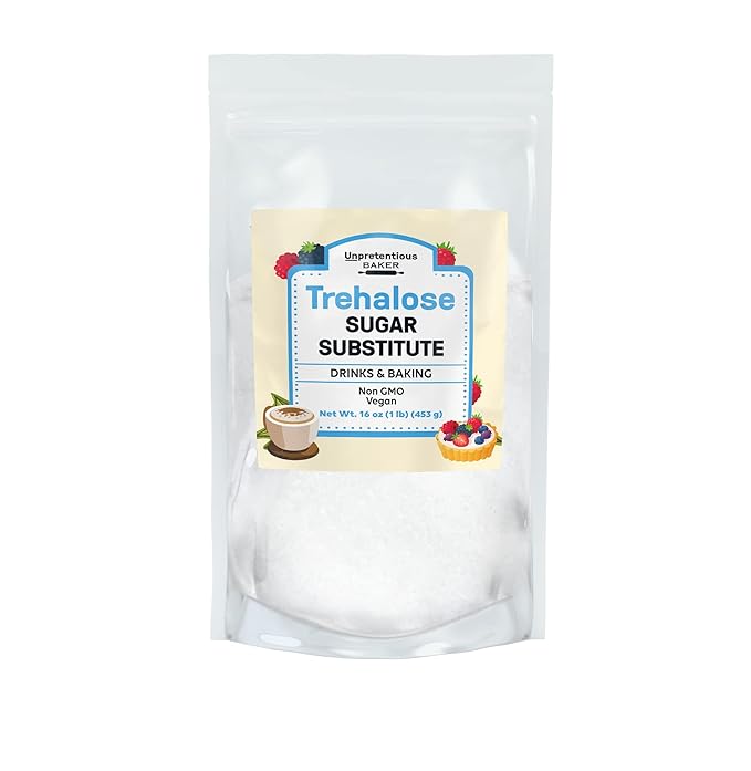 Unpretentious Trehalose, 1lb, Sugar Substitute, Baking & Drink-Making