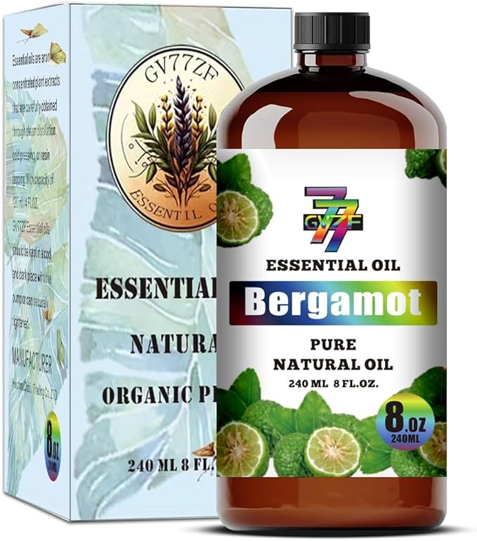 Bergamot Essential Oil (8 oz / 240 ml) ??Bergamot Oils for diffusers, humidifiers, Home Baths, Cleaning Products, Yoga, DIY Soaps and DIY Scented Candles