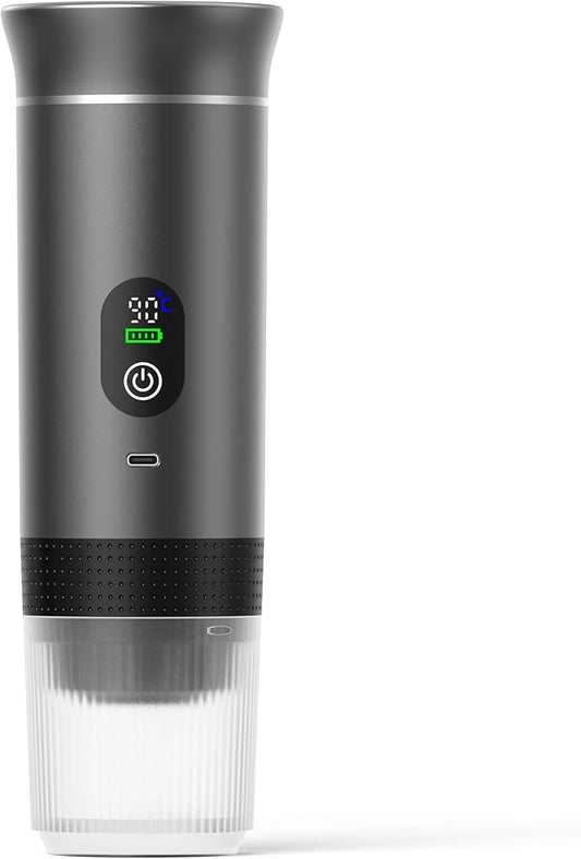 Automatic Espresso Maker ??Dual Hot & Cold Brew ??20 BAR Pressure ??Compact Portable Coffee Machine with Rapid Heating ??Built-In Transparent Cup ??Travel-Friendly Design