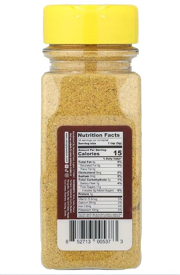 USimplySeason Vadouvan Curry (6 oz) - French Indian Fusion Seasoning Spice Blend for Meat Rubs and Soups - Vegan, Non-GMO, No Salt, Made in USA