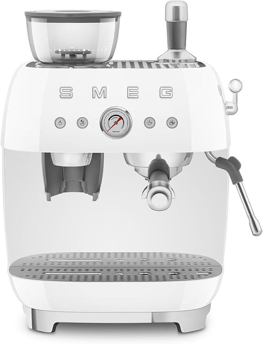 Smeg Semi-Automatic Espresso Machine (White)