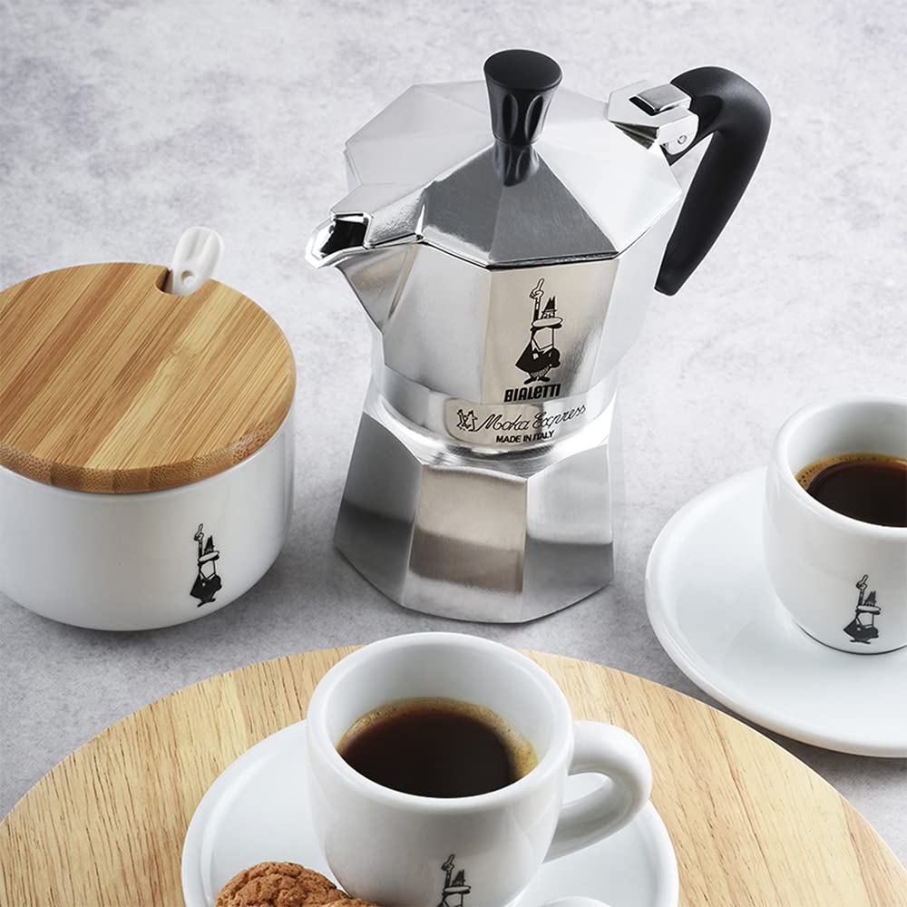 Bialetti - Moka Express: Iconic Stovetop Espresso Maker, Moka Pot, Italian Coffee Maker, 3 Espresso