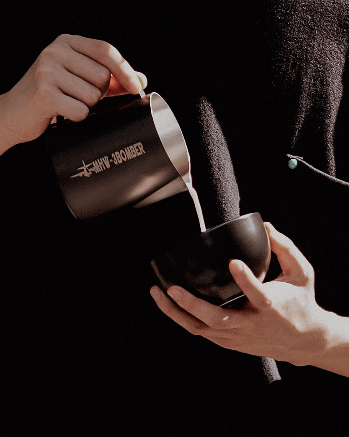 MHW-3BOMBER Espresso Steaming Pitcher Milk Frothing Pitcher Stainless Steel Milk Coffee Cappuccino