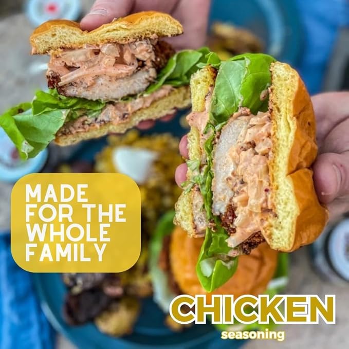 Everything But The Chicken Seasoning | Gourmet Seasoning | Artisanal Spice Blend | All Natural | Non GMO | Hand Crafted | Made In USA | 7.2 oz (204g) | Small Batch | Bougie BBQ | Gustus Vitae | #558