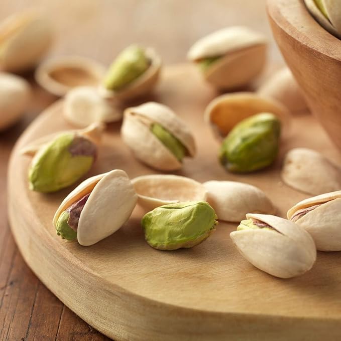 Anna and Sarah Freshly Roasted & Salted California Pistachios (16oz - 1 LB) Packed Fresh in Resealable Bag - Nut Snack - Healthy Protein Food, All Natural, Vegan, Kosher NON GMO