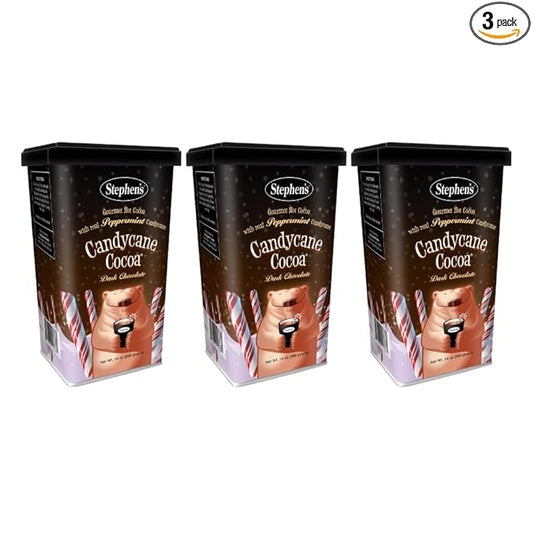 Stephen's Gourmet Hot Cocoa, Candycane Cocoa Dark, 14 OZ (Pack of 3)