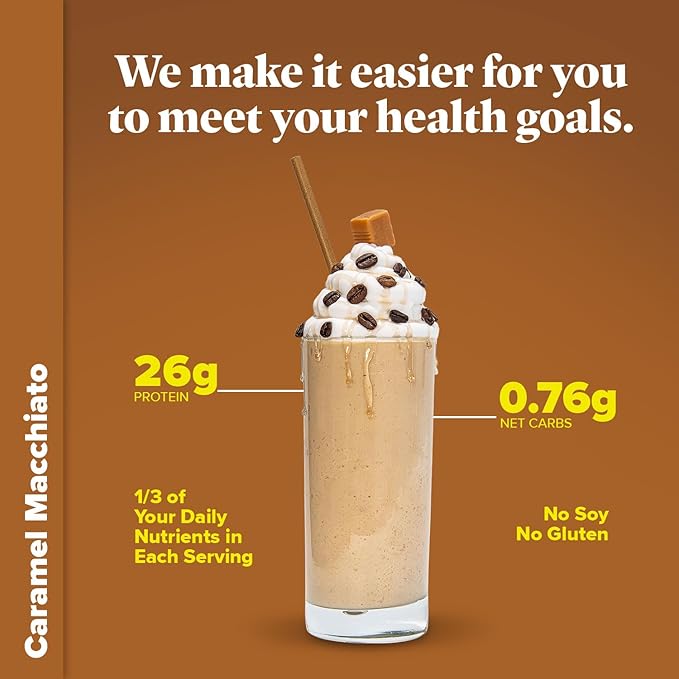 KETO CHOW CARAMEL MACCHIATO - 1 MEAL PACK