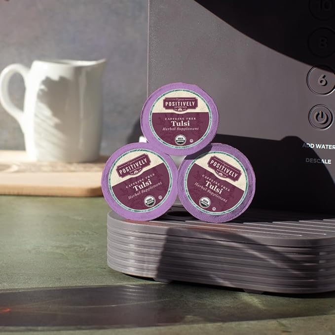 Organic Positively Botanicals Company, Tulsi, K-Cup Compatible, 24 Pods