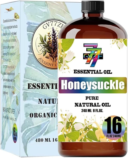 Honeysuckle Essential Oil (16 oz / 480 ml) ??Honeysuckle Oils for diffusers, humidifiers, Home Baths, Cleaning Products, Yoga, DIY Soaps and DIY Scented Candles