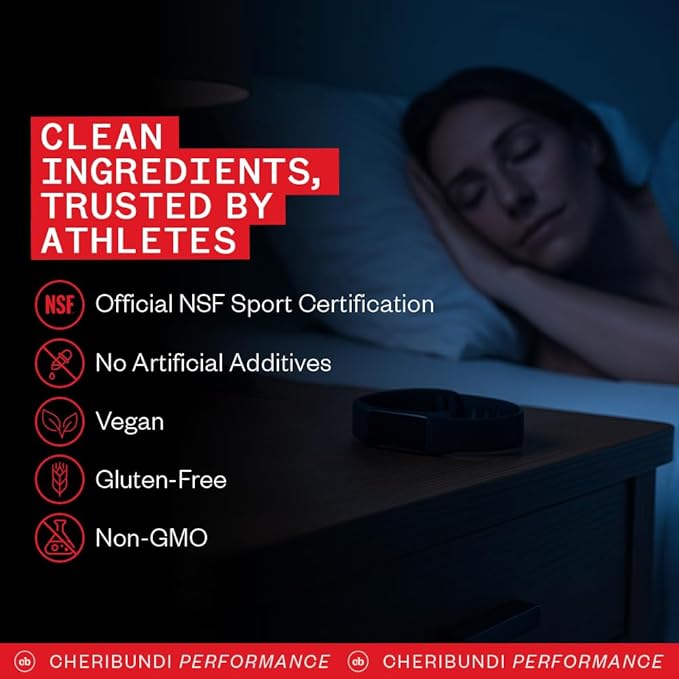 Cheribundi 100% Tart Cherry Juice Sleep Concentrate Grab & Go 2 Fluid Ounce Pouch for Maximum Recovery with 30 Tart Cherries 90 Calories, 0 Preservatives, Non-GMO 2 floz (Pack of 12)