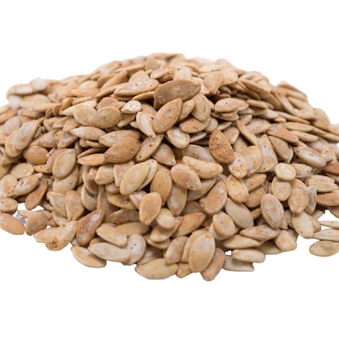 Gerbs Toasted Onion & Garlic Whole Pumpkin Seeds 2 lbs. | Small Batch Roasted, In-Shell, 10.5 mm Size, Resealable Bag | Bold & Savory Crunch | Top 14 Allergen-Free