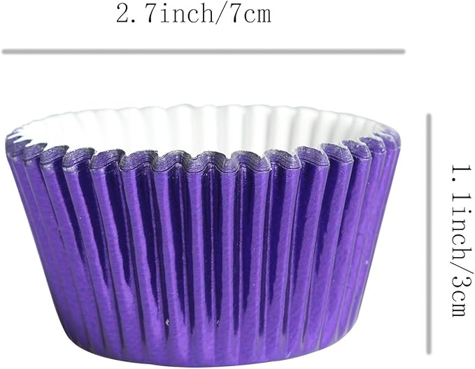 home party Foil Baking Cups Cupcake Liners,Gold Foil Cupcake Liners, Pack of 100 ??,<div>