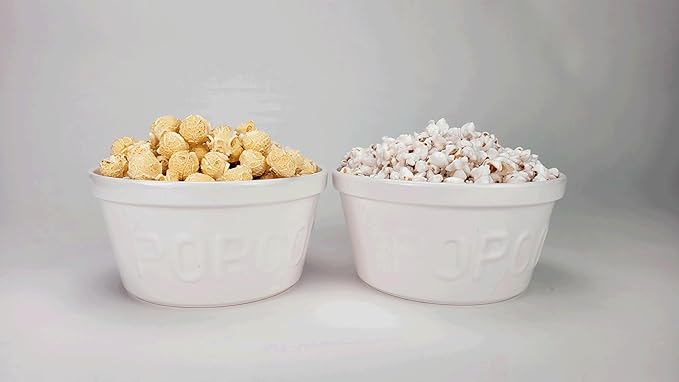 Princeton Popcorn Mushroom & Butterfly Hulless Popcorn Kernels - Half & Half Combo Duo, Easy-Eating, Farm Grown Popping Corn, Non-GMO Popcorn Kernels, No Hulls, Direct from Farmer, Microwave Air Popper or Stovetop 2-Pack 2lb Bag 64oz