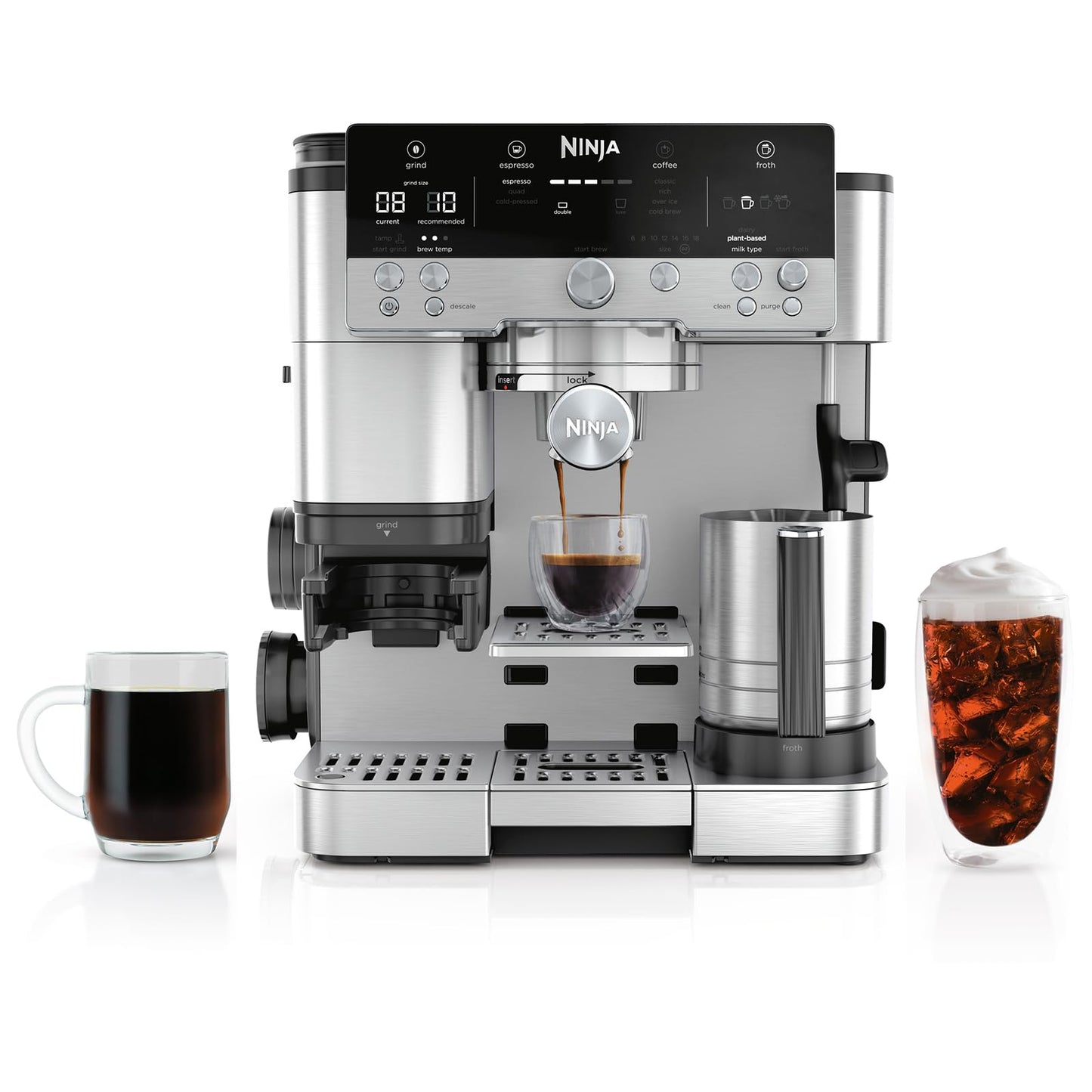 Ninja Luxe Café Premier 3-in-1 Espresso Machine, Drip Coffee, & Cold Brew