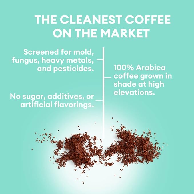 Cusa Tea & Coffee | Premium Instant Light Roast | Rainforest Alliance Certified Arabica Beans | Hot or Cold Brew Drink Mix Packets (30 Single Servings)