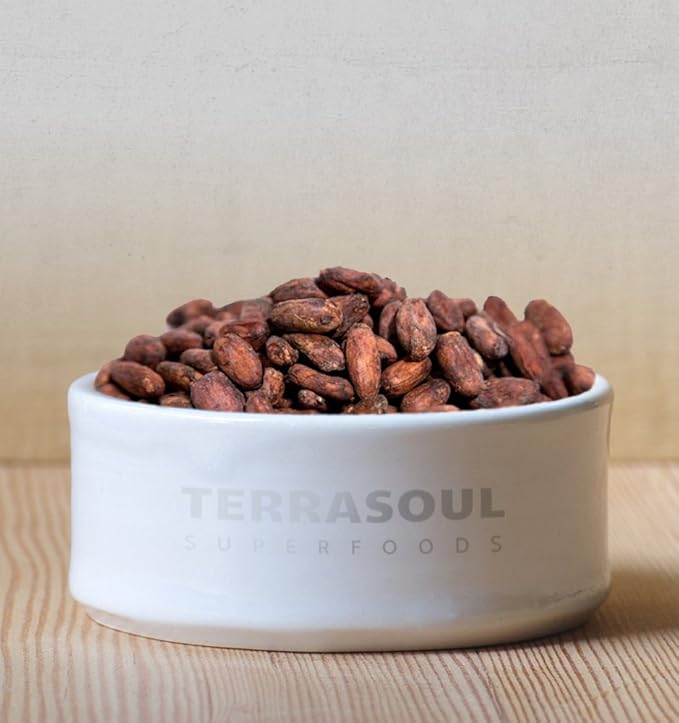 Terrasoul Superfoods Raw Organic Criollo Cacao Beans, 16 Oz, Raw Chocolate Goodness for Baking, Snacking, and Homemade Chocolate Creations