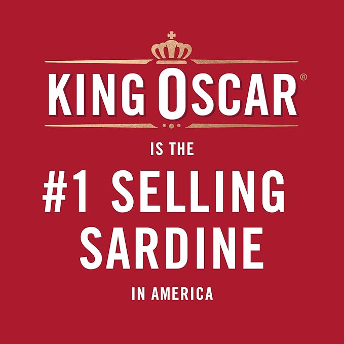 King Oscar Premium Sardines in Zesty Tomato Sauce, 3.75 Ounce Cans (Pack of 12), Wild Caught Canned
