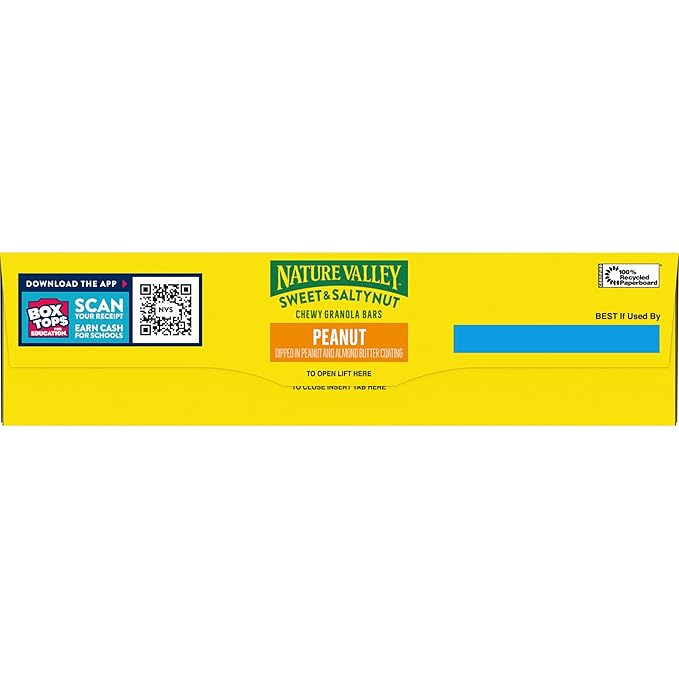 Nature Valley Sweet and Salty Nut Granola Bars, Peanut, 15 Bars, 18 oz