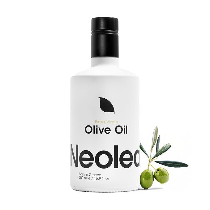 Neolea Greek Extra Virgin Olive Oil ??Single Origin, Early Harvest, High Polyphenol ??From Koroneiki Olives Hand Picked in Greece ??Fresh Aromatic Cooking Oil & Finishing Dishes ??16.9 fl. oz / 500ml