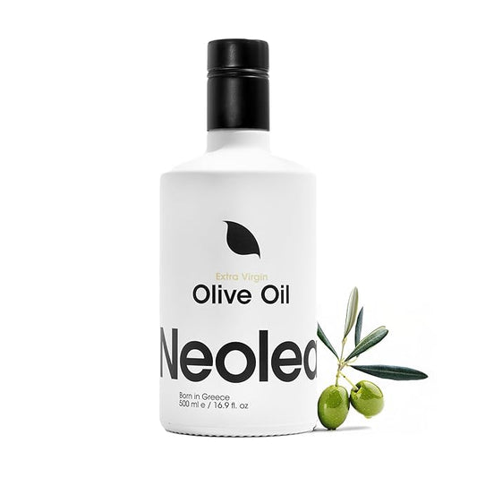 Neolea Greek Extra Virgin Olive Oil ??Single Origin, Early Harvest, High Polyphenol ??From Koroneiki Olives Hand Picked in Greece ??Fresh Aromatic Cooking Oil & Finishing Dishes ??16.9 fl. oz / 500ml