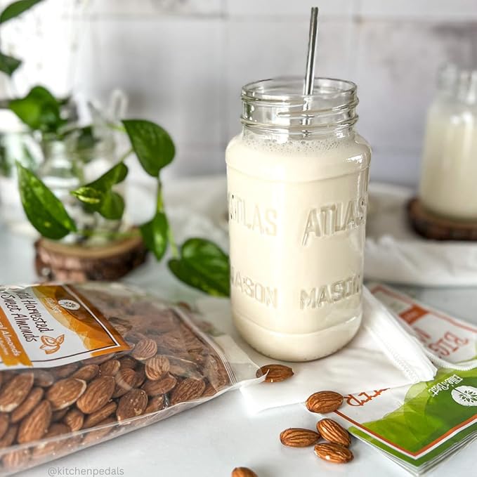Raw Almonds Sweet Wild Harvest - Bulk - Naturally Steam Pasteurized 100% Natural Almonds - Family Farmed Since 1875 - Raw 5 lb Box From Ellie's Best ??"<div>