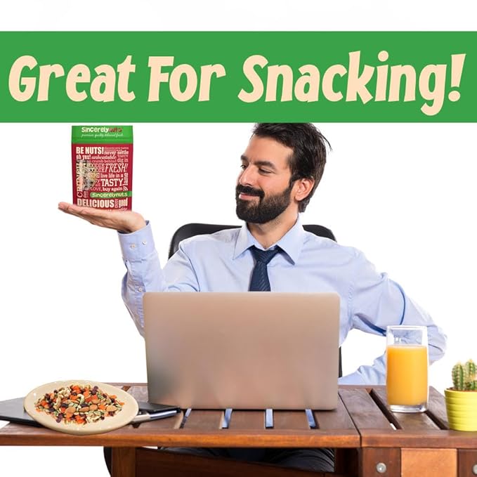 Sincerely Nuts Omega 3 Trail Mix - Whole Pumpkin Seeds, Sweetened Dried Cranberries & Mango Chunks, Unsalted Almonds & Chopped Walnuts - Kosher, Vegan & Gluten Free Heart Healthy Snacks, 5 lb