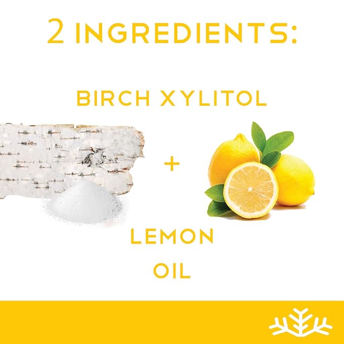 SN횠 Lemon & Watermelon Xylitol Candy Chips - SN횠 1LB Bag x 2 - Sugar-Free Candy With Only 2 Ingredients | Pure Birch Xylitol | Low Carbs, Diabetic-Friendly, Non-GMO, Vegan, GF & Kosher