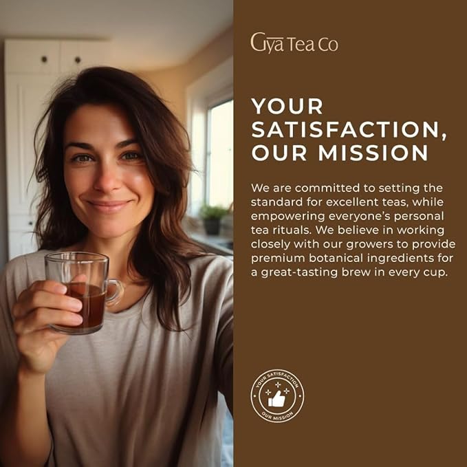 Gya Tea Co Vanilla Chai Black Tea Pod (16 ct) - High Caffeine Chai Latte Tea for Refreshed & Energy
