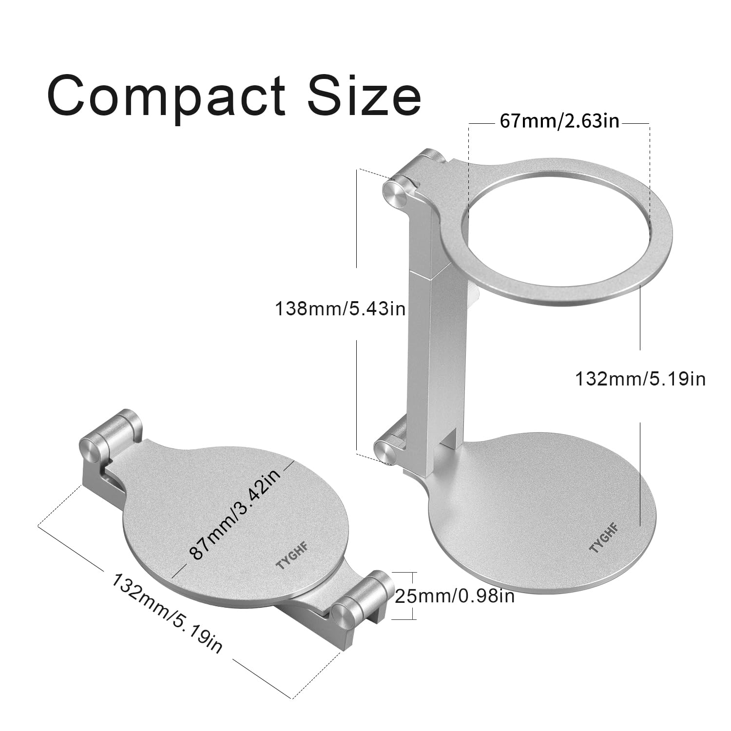 Pour Over Coffee Stand, Adjustable Foldable Dripper Holder for Coffee Maker