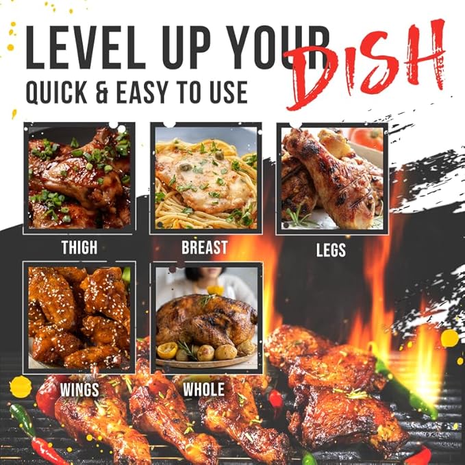 Lane's Don't Be A Chicken Gift Set, All-Natural 4 Rubs Gift Set of Blackened Seasoning, Garlic Powder Seasoning, Spellbound Pork & Signature BBQ Rub