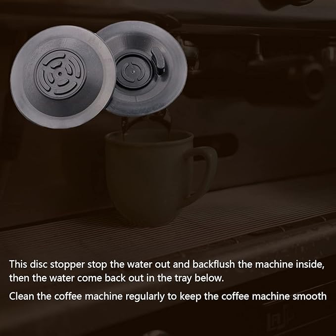 2Pack Espresso Cleaning Disk for Breville Espresso Machines Espresso Coffee Accessories Cleaning Disk for Breville Part BES870XL/11.2