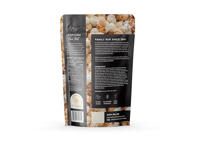 Miss Hannah's Gourmet Popcorn Bridge City Mix - Sweet Caramel, Savory Cheddar, & Classic Kettle Corn Blend | Perfect Snack Mix of Sweet, Salty & Cheesy Flavors - 16oz (3 Pack)