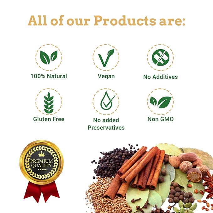Spice Magic Garam Masala Powder 3.5oz (100g) | Indian Spice Blend | 100% All-Natural, Salt-Free, Vegan, Non-GMO