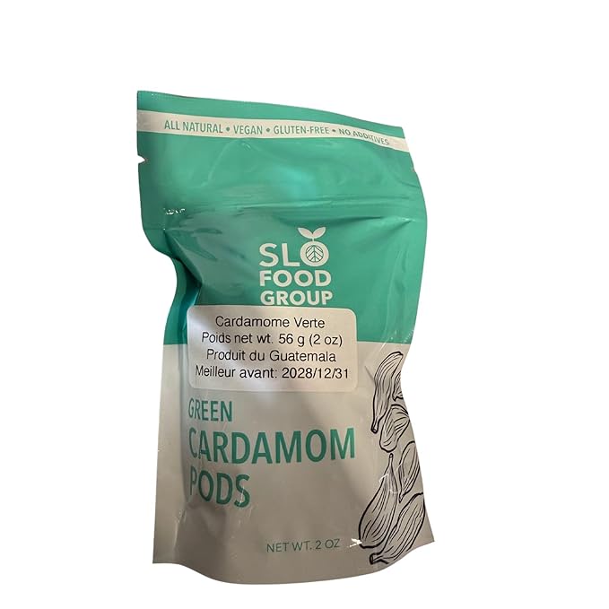 Slofoodgroup Green Cardamom Pods -Natural Cardamom Spice- 16 Oz.