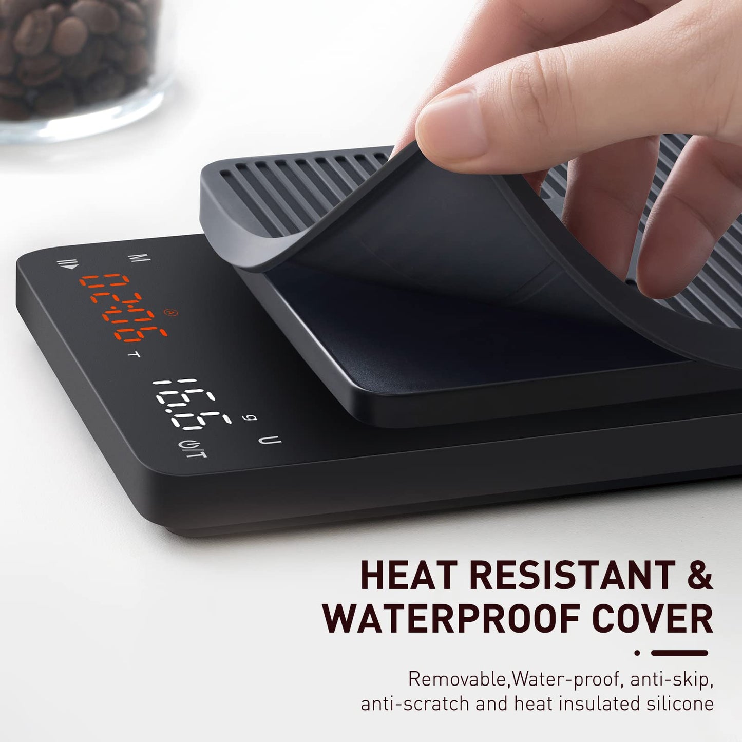 BAGAIL Coffee Scale with Timer, 0.1g/3kg Precision