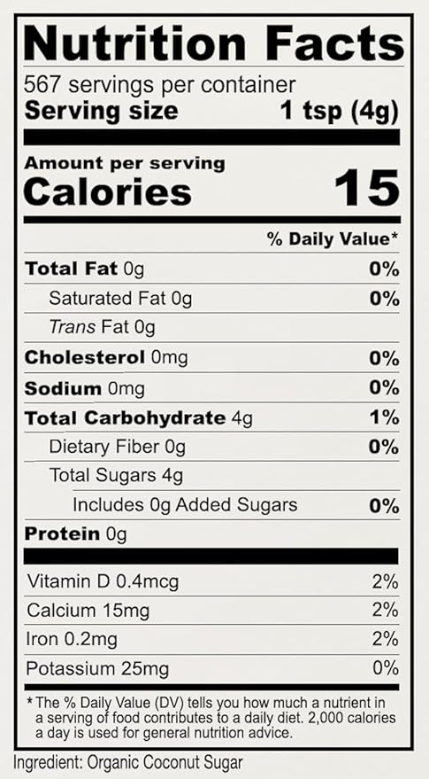 Anthonys Organic Coconut Sugar 5lbs, Non-GMO and Gluten Free