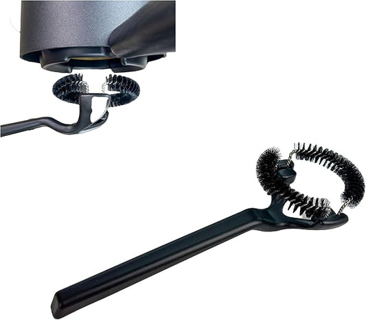 Espresso Machine Cleaning Brush for 58mm Grouphead, Detachable 360ì§?Nylon Cleaning Bristles