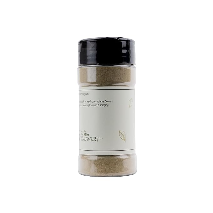 Olive & Vine Ground Marjoram, Earthy & Sweet, Seasoning for Soups, Stews, and Roasts, With Rich Tradition, Authentic Taste, For Global Recipes (1.52 Ounce)
