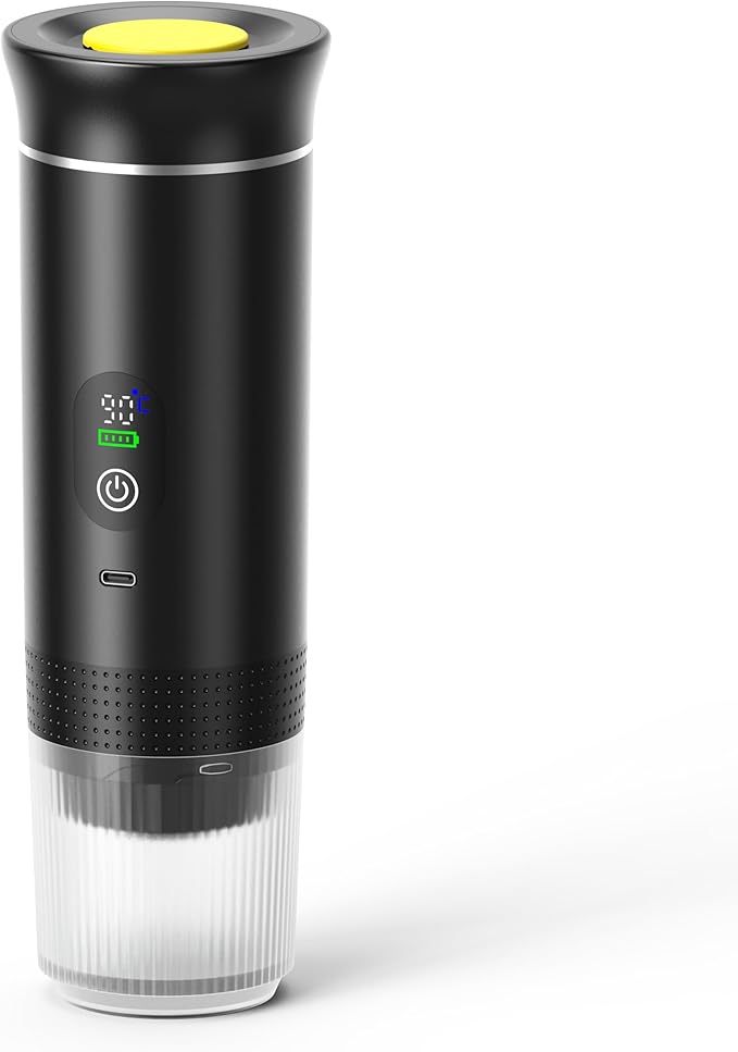 Automatic Espresso Maker ??Dual Hot & Cold Brew ??20 BAR Pressure ??Compact Portable Coffee Machine with Rapid Heating ??Built-In Transparent Cup ??Travel-Friendly Design