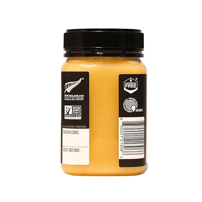 Taylor Pass Honey Co Creamed Clover Honey | Raw Creamed New Zealand Honey | Naturally Sweet & Velvety | Non-GMO, Halal, B Corp Certified | BPA-Free Jar | 1 lb 1.6 oz