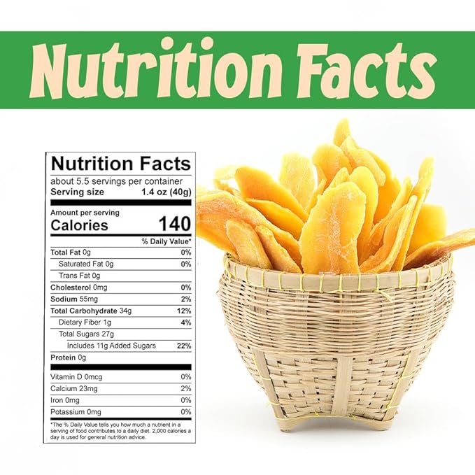 Sincerely Nuts Dried Mango Slices Lightly Sweetened & Unsulfured 1LB Bag- Antioxidant Rich - Scrumptious Taste - Guaranteed Freshness ??Kosher Certified