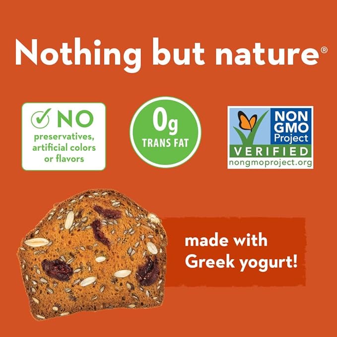 Kii Naturals Artisan Crisps, Healthy Snack Crackers for Cheese, Meats, Spreads, Charcuterie Board - Non-GMO, Kosher, No Preservatives, Hand-Crafted - Cranberry Pumpkin Seed, 5.3 Ounce (Pack of 12)
