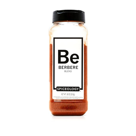Spiceology ??Berbere Seasoning ??Ethiopian Spice Blend with Ginger, Paprika, and Aromatic Spices ??Bold, Complex, and Perfect for Chicken, Beef, Lamb, Stews, Vegetables, and Grains ??18 oz