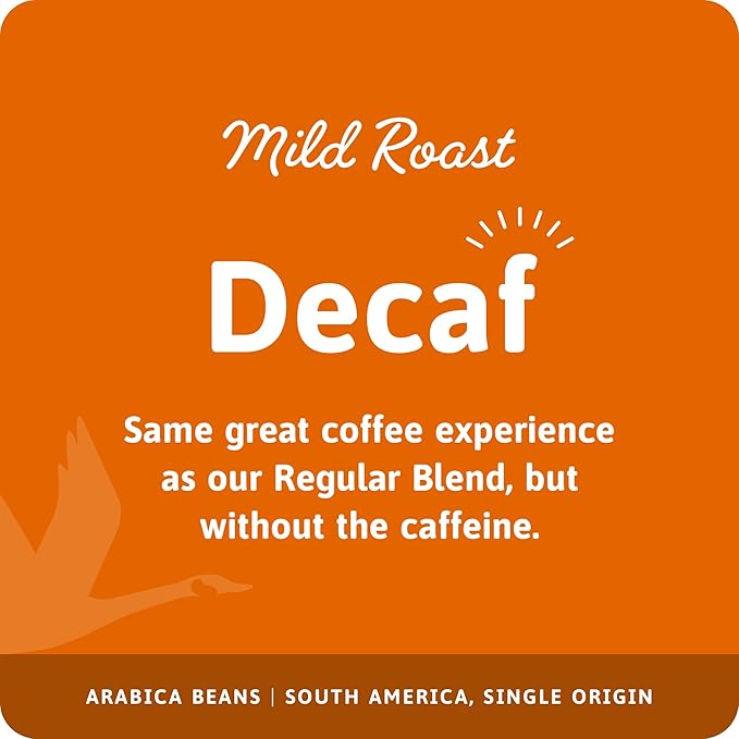 Wawa Mild Roast Single Cup Decaf Coffee Pods, 72 Pods, 6 Boxes, Regular Smooth & Balanced Classic Decaf Blend, Single Serve, 100% More Responsibly Sourced from Rainforest Alliance Certified Farms